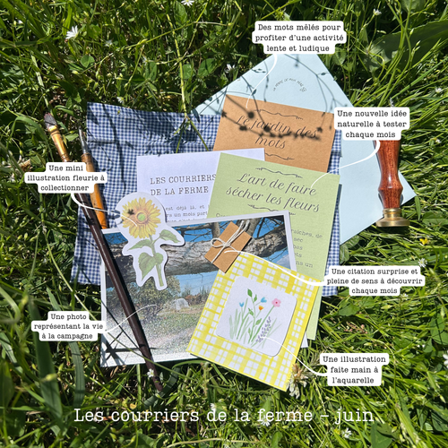 Les courriers de la ferme - le courrier de Juin